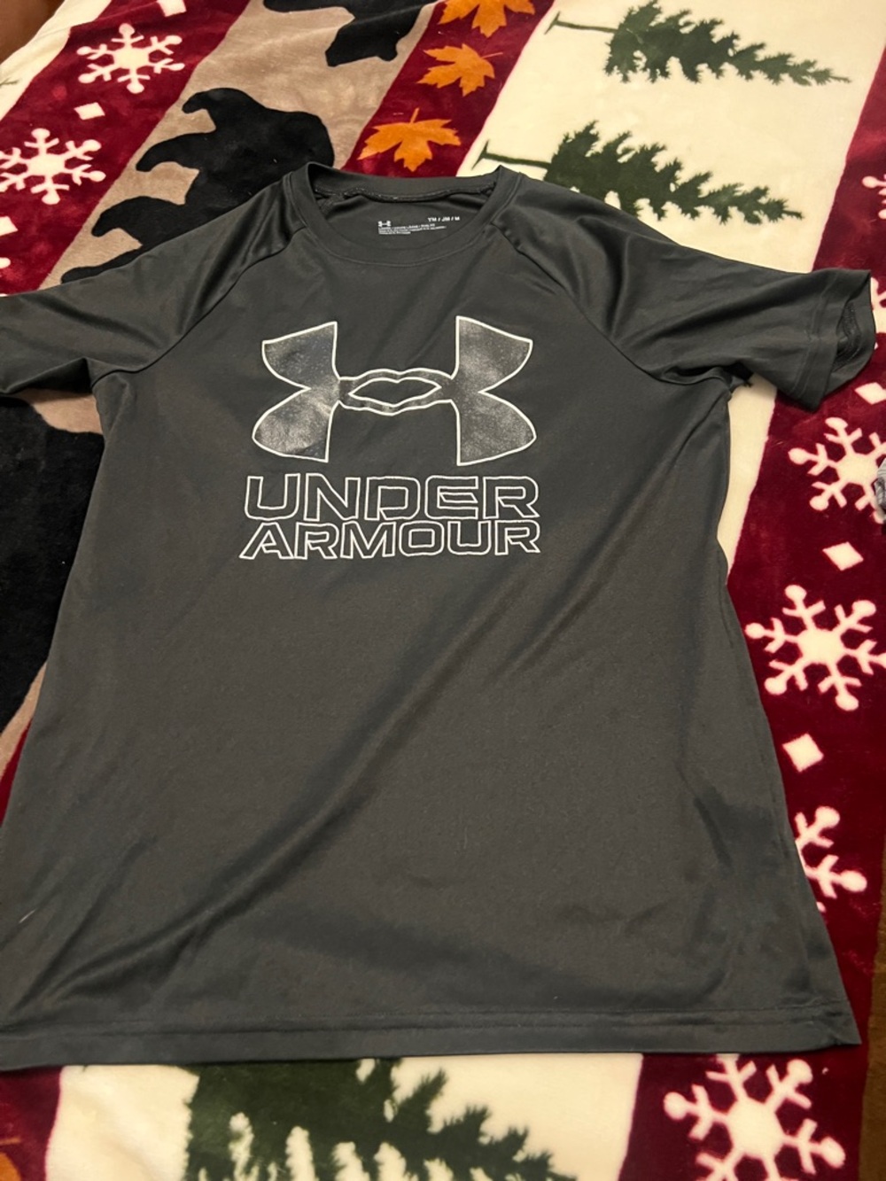Under Armour Black Crew Neck Performance Tee